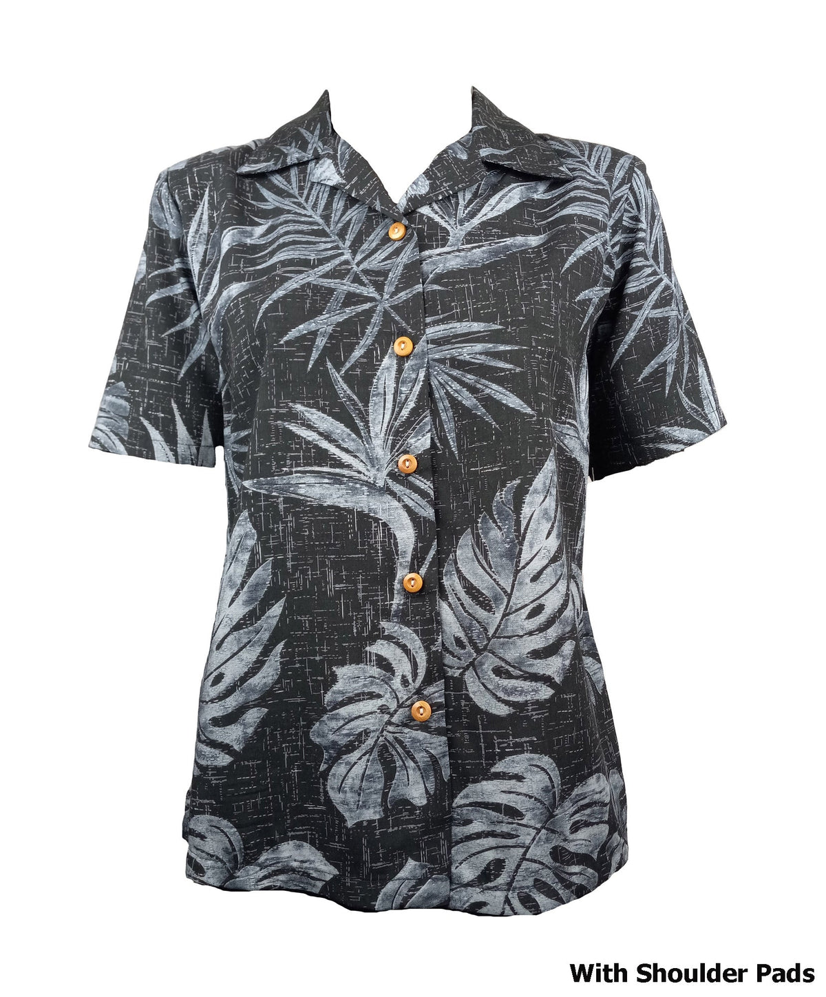 Pacific Bird of Paradise women's rayon — Women's Camp Shirts — Paradise Found (view 3)