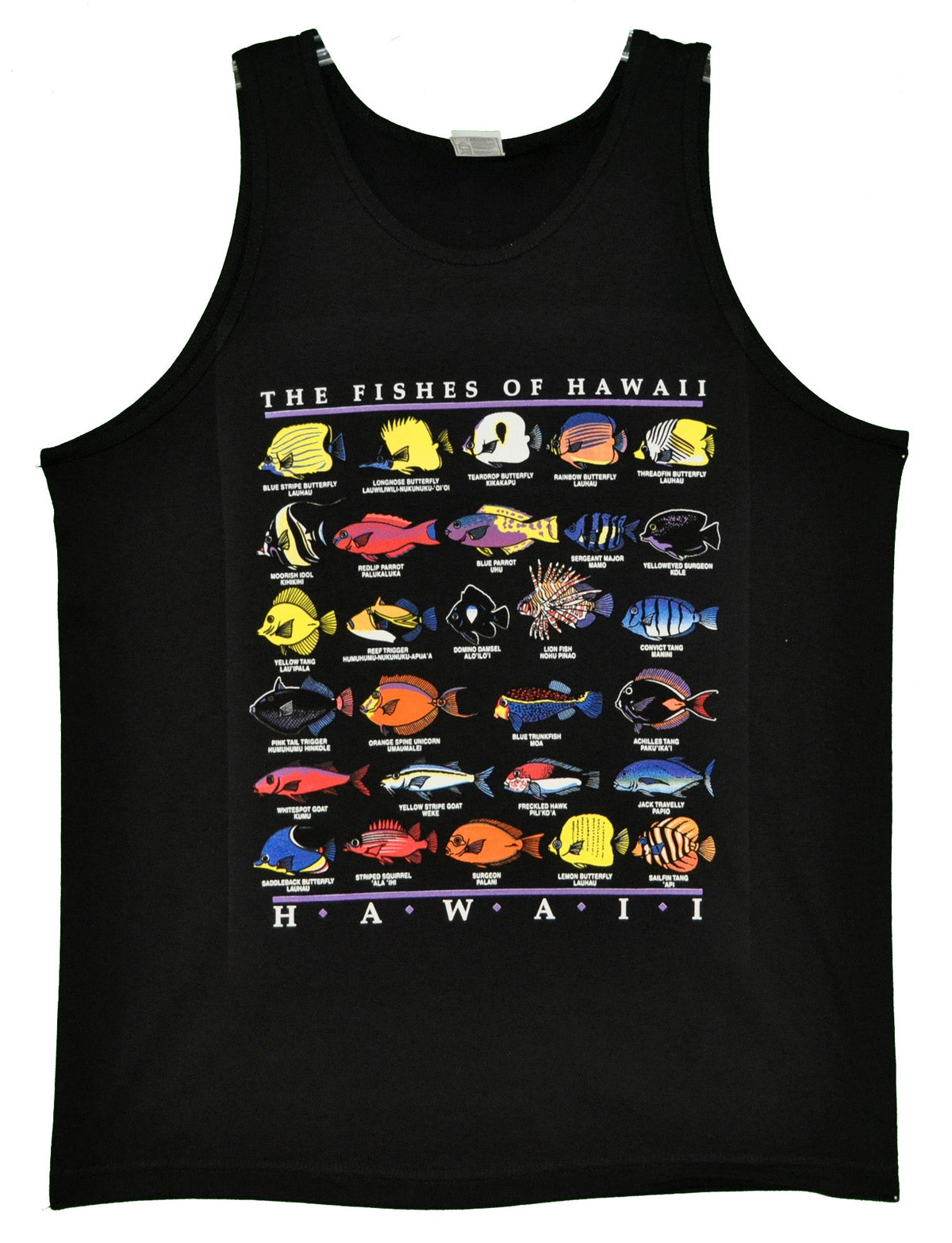 Fishes of Hawaiian Islands Tank Top — Tank Tops — RJC (view 7)