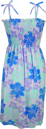 Pastel Floral Smocked Tube Dress — Women's Sun Dresses — MauiShirts