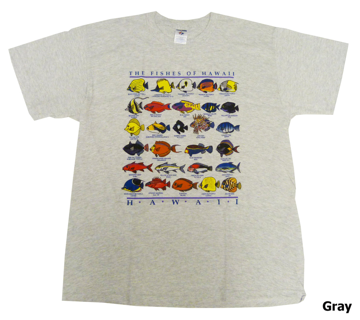 Fishes of Hawaiian Islands T-Shirt — T-Shirts — RJC (view 6)