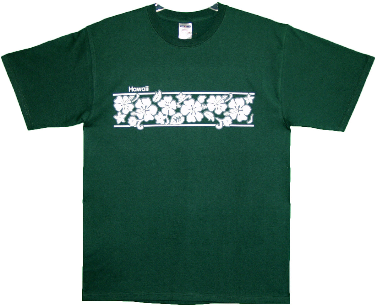Hibiscus Chest Band T-Shirt — T-Shirts — RJC (view 3)
