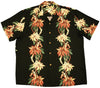 Poinsettia Panel Men's Christmas Shirt — Men's Rayon Shirts — Paradise Found
