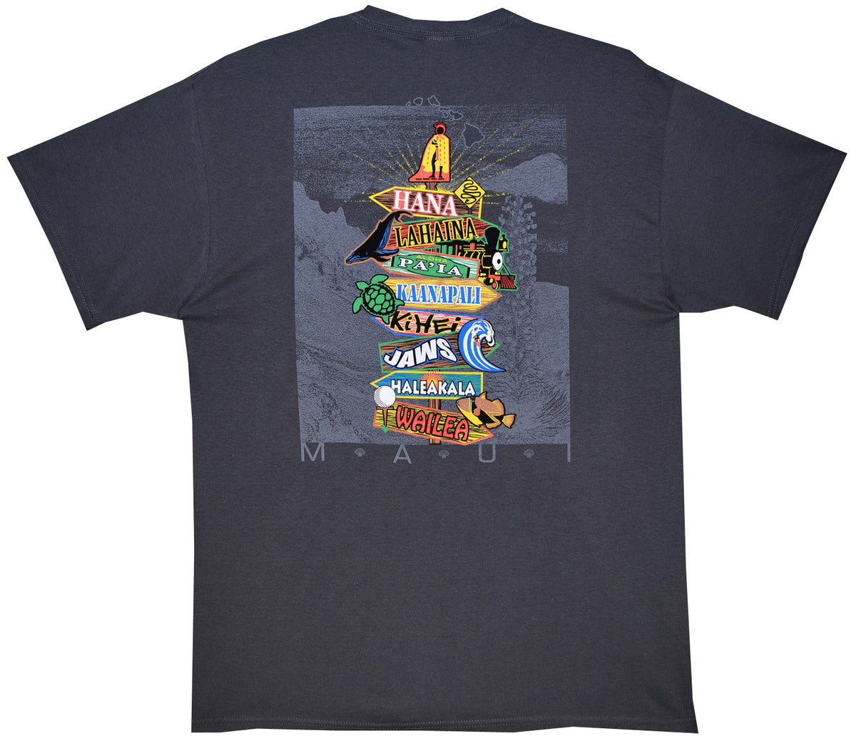 Oahu Sign Post T-Shirt — T-Shirts — RJC (view 3)