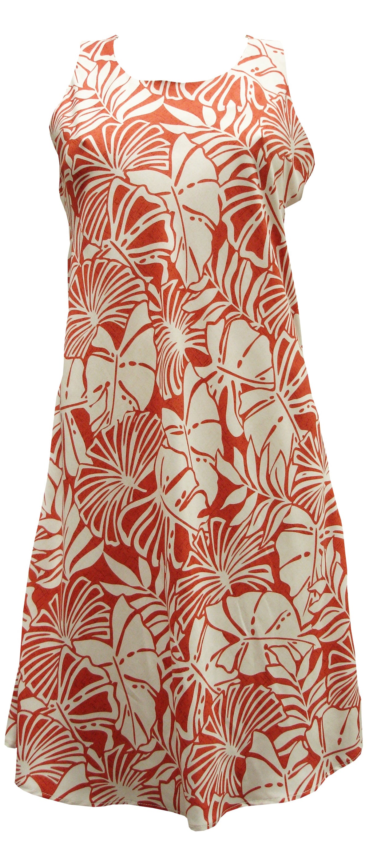Pareau Leaves Women's Short Tank Flared Dress — Women's Tank Dresses — Paradise Found (view 3)