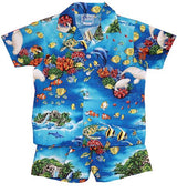 Snorkel Delight boy's 2pc — Boys Cabana Sets — MauiShirts (view 6)