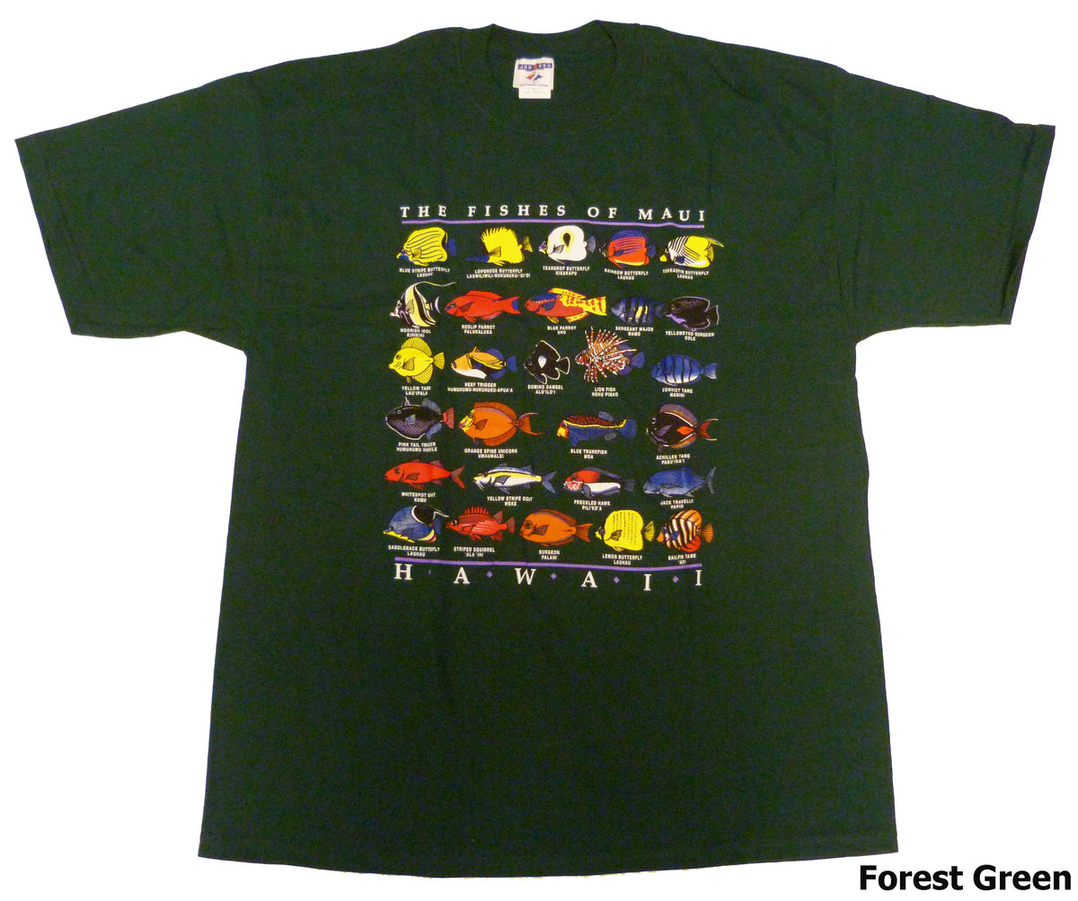 Fishes of Hawaiian Islands T-Shirt — T-Shirts — RJC (view 7)
