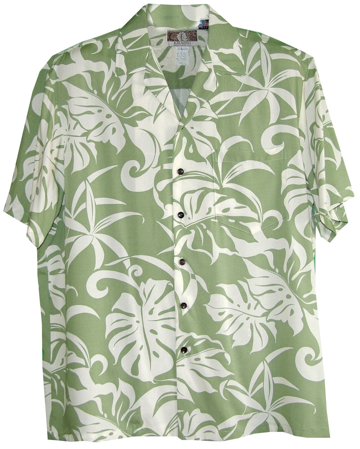 Delicate Tropical Men's Shirt — Men's Rayon Shirts — RJC (view 8)