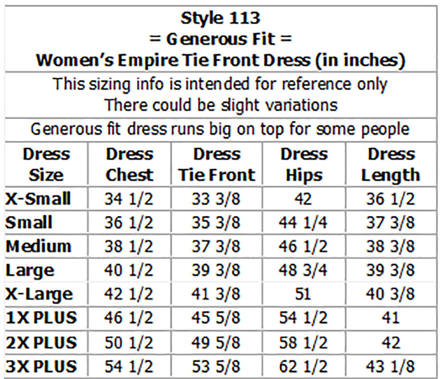 Delicate Tropical Women's Empire Tie Front Hawaiian Dress (Generous Fit)