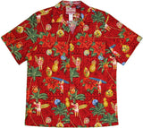 Christmas Tapa Santa men's shirt — Men's Cotton Shirts — RJC (view 3)