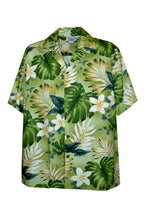Frangipani Monstera Fern Men's Shirt — Men's Cotton Shirts — Pacific Legend (view 4)