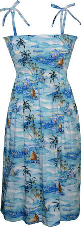 Islanders Women's Smocked Tube Dress — Women's Sun Dresses — MauiShirts