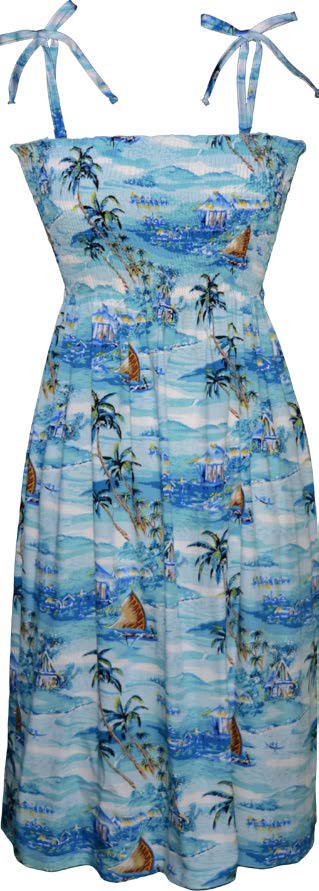 Islanders Women's Smocked Tube Dress — Women's Sun Dresses — MauiShirts