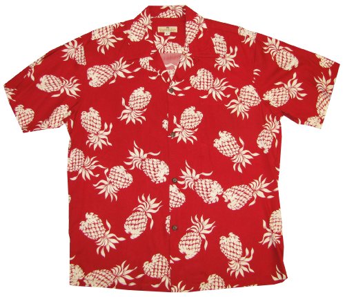 Pineapples Men's Vintage Shirt — Men's Rayon Shirts — RJC (view 9)