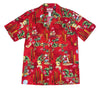 Santa Resting in Hawaii Christmas Shirt — Men's Cotton Shirts — RJC