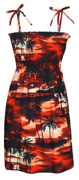 Night Time Surf Smocked Tube Dress — Women's Sun Dresses — MauiShirts (view 8)