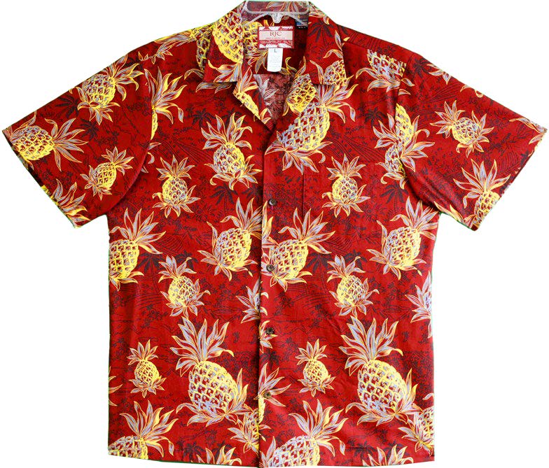 Golden Pineapples Mens Shirt — Men's Cotton Shirts — RJC (view 8)