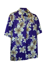 Colossal Hibiscus Plumeria Men's Shirt — Men's Cotton Shirts — Pacific Legend (view 10)
