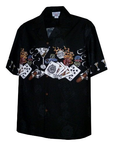Royal Flush Hot Dice Men's Shirt — Men's Cotton Shirts — Pacific Legend (view 9)