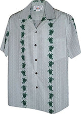Vertical Turtles Panel Men's Shirt — Men's Cotton Shirts — Pacific Legend (view 8)