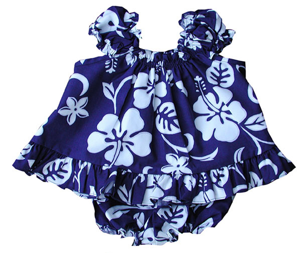 RJC Baby Girls Classic Hibiscus Puff Sleeve 2pc Set