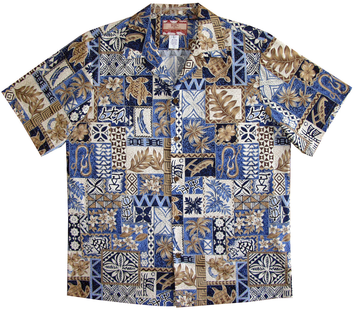 Hawaiian Symbols Men's Shirt — Men's Cotton Shirts — RJC