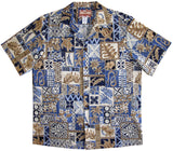 Hawaiian Symbols Men's Shirt — Men's Cotton Shirts — RJC