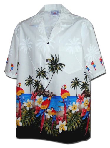 Parrot Island Bottom Band Men's Cotton — Men's Cotton Shirts — Pacific Legend (view 7)