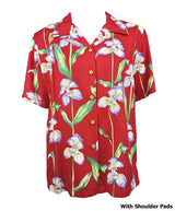 Orchid Panel women's rayon shirt — Women's Camp Shirts — Paradise Found