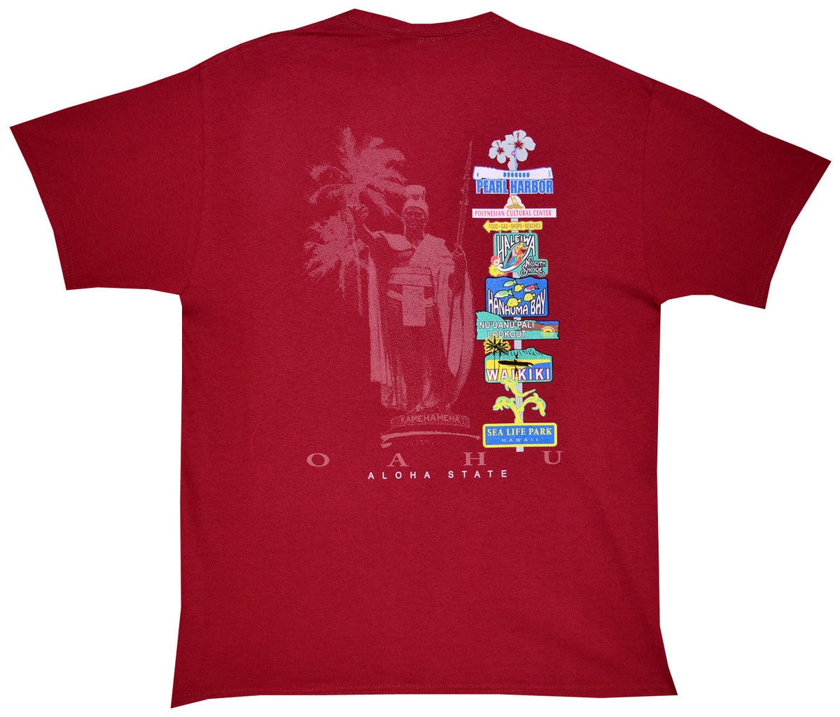 Oahu Sign Post T-Shirt — T-Shirts — RJC (view 6)
