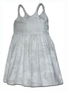 Elegant Tropical White Girl's Bungee Dress — Girls Dresses — MauiShirts