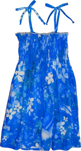 Luminous Flower Energy Girl's Smocked — Girls Dresses — MauiShirts (view 3)