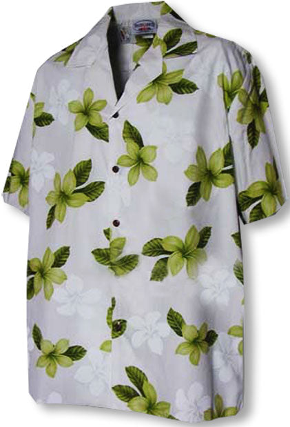 Single Tone Plumeria Boy's Shirt — Boys Shirts — MauiShirts (view 3)