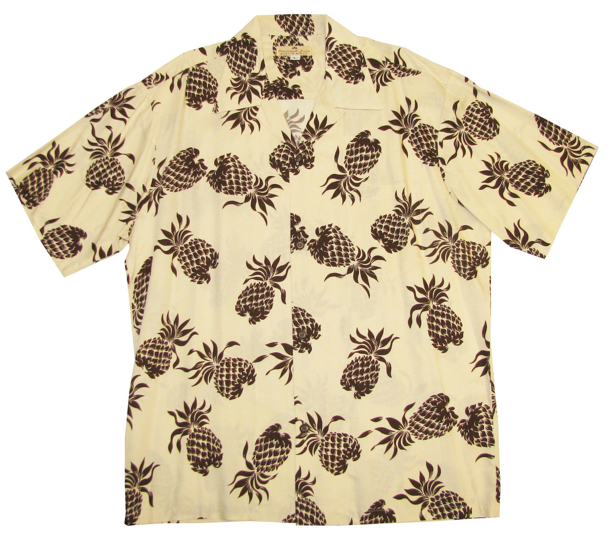 Pineapples Men's Vintage Shirt — Men's Rayon Shirts — RJC (view 7)