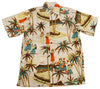 Halau Hula Girl School Men's Fujiette Aloha Shirt — Girls Shirts — Go Barefoot