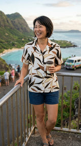 RJC Asian Serenity Women's Hawaiian Camp Shirt – Rayon, Made in Hawaii