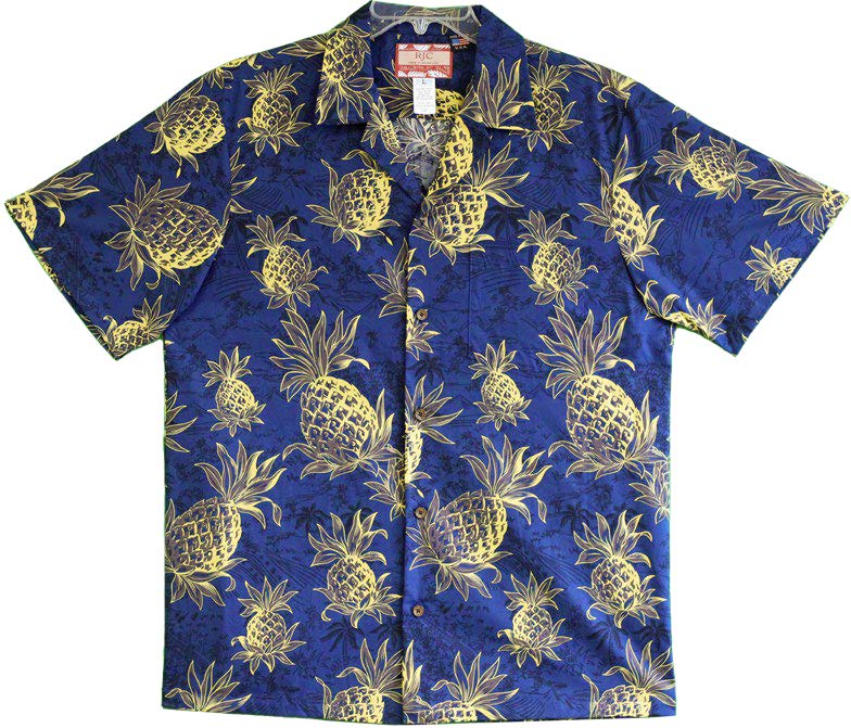 Golden Pineapples Mens Shirt — Men's Cotton Shirts — RJC (view 10)