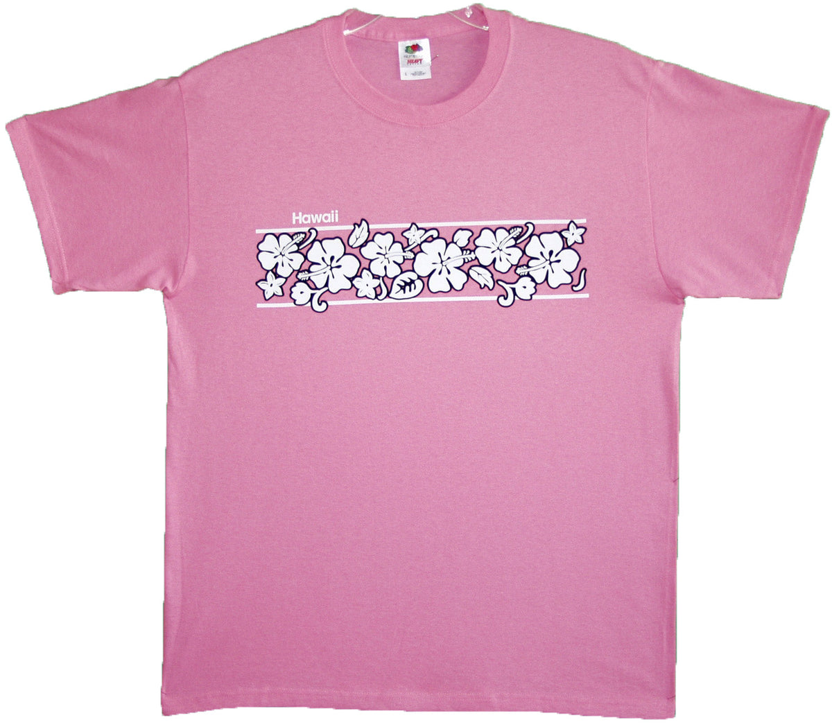 Hibiscus Chest Band T-Shirt — T-Shirts — RJC