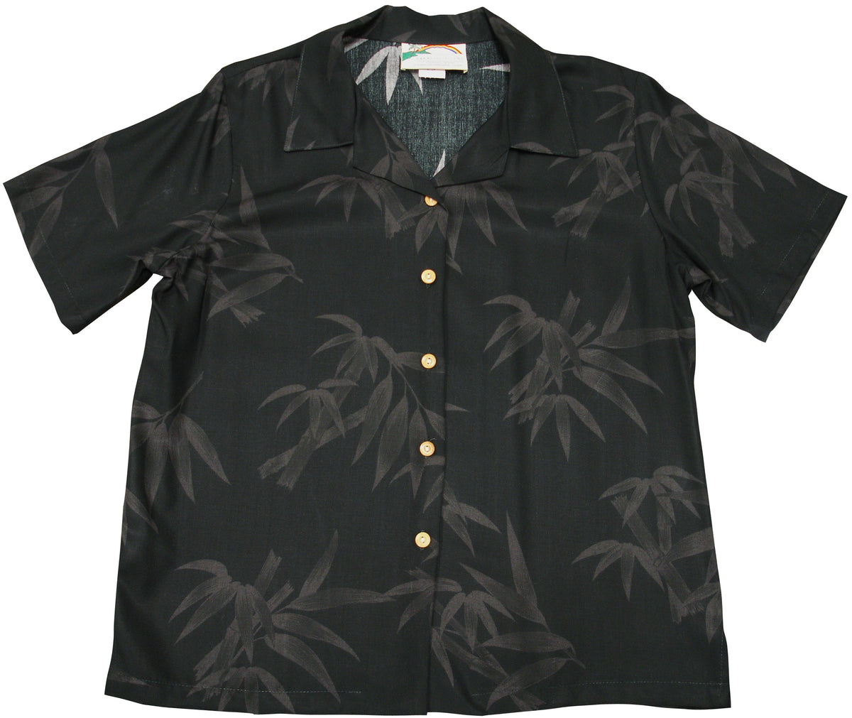 Simple Bamboo Women's White Shirt — Women's Camp Shirts — Paradise Found (view 3)