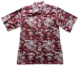 Island Palm Men's Reverse Shirt — Men's Reverse Print Shirts — Go Barefoot (view 5)