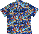 Santa's Christmas Break Mens Shirt — Men's Cotton Shirts — RJC (view 3)