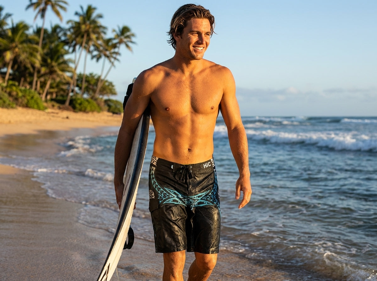 HIC Kanaha Quick Dry Board Shorts 20"-23.5" — Boardshorts — HIC (view 8)