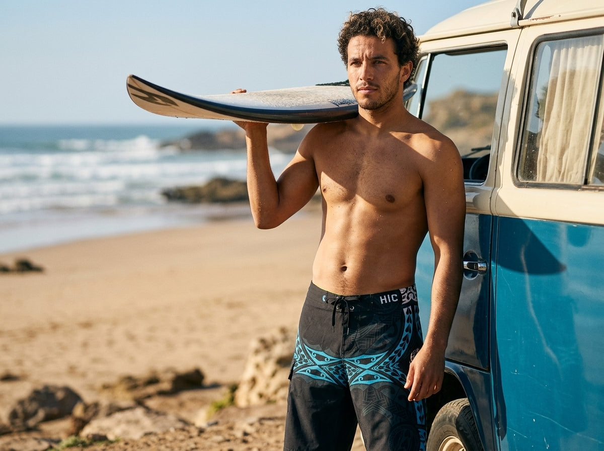 HIC Kanaha Quick Dry Board Shorts 20"-23.5" — Boardshorts — HIC (view 12)