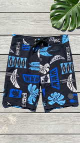 19" Mahi Mahi Palms 8 Way Stretch HIC Board Shorts — Boardshorts — HIC (view 9)