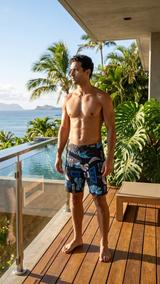 19" Mahi Mahi Palms 8 Way Stretch HIC Board Shorts — Boardshorts — HIC (view 5)