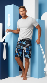 19" Mahi Mahi Palms 8 Way Stretch HIC Board Shorts — Boardshorts — HIC (view 3)