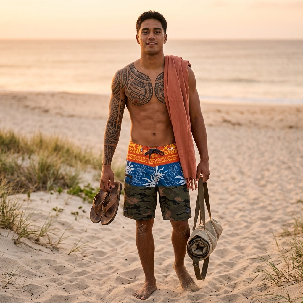 20" Ua Huka HIC 8 Way Stretch Board Shorts — Boardshorts — HIC (view 4)
