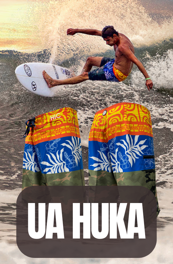 20" Ua Huka HIC 8 Way Stretch Board Shorts — Boardshorts — HIC (view 7)