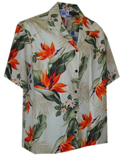 Bird of Paradise Plumeria Women's Shirt — Women's Cotton Shirts — Paradise Found (view 5)