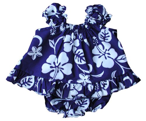 RJC Baby Girls Classic Hibiscus Puff Sleeve 2pc Set