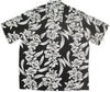 White Orchid Panel Men's Vintage Kamehameha — Men's Rayon Shirts — RJC
